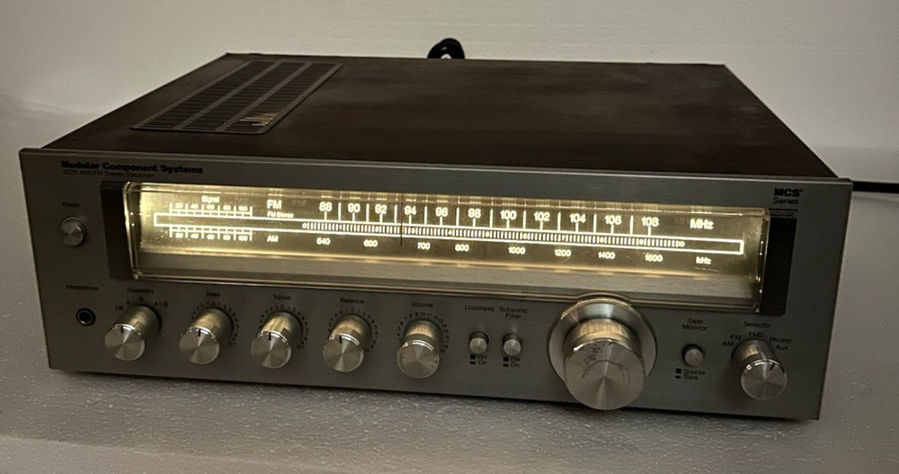 MCS MODULAR COMPONENTS SYSTEM RECEIVER 3225 Tested & Working!