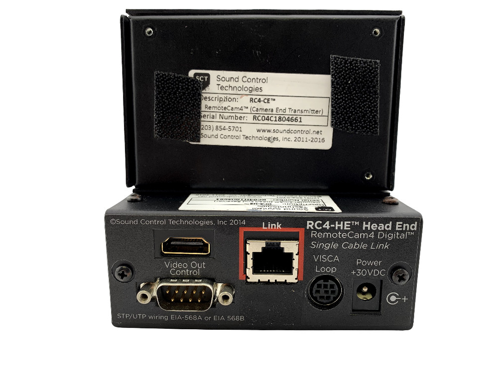 SCT Sound Control Technologies RC4-CE Camera End Transmitter & RC4-HE Receiver