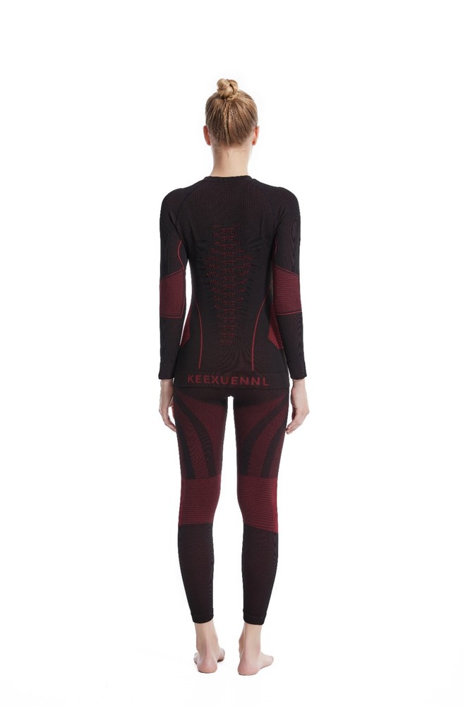 KEEXUENNL Compression Clothing Ski Base Layer Thermal Underwear Set-Size L