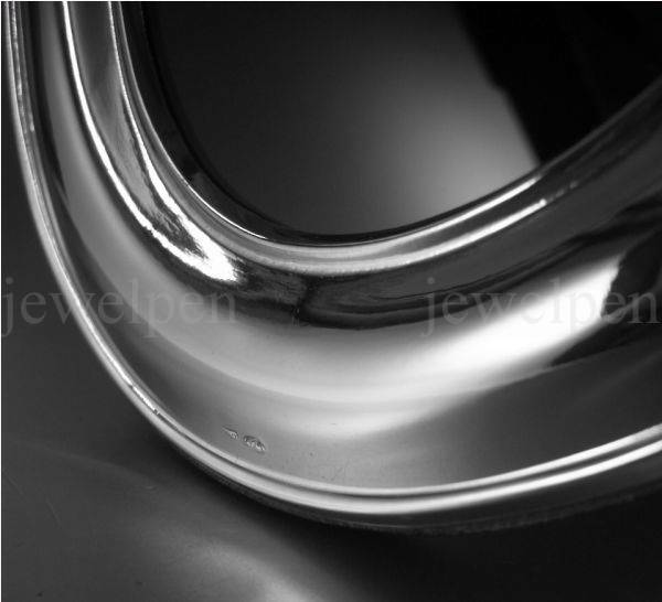 Elegant Oval Smooth Photo Frame Solid 925 Sterling Silver(V2)
