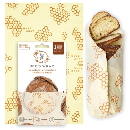 Beeswax Wraps for Bread - Beeswax Bread Wrap for Sourdough & Bread Honeycomb