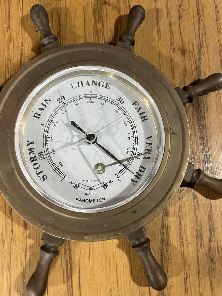 Quartz, Barometer, Thermo, Hydro; Wall Decor Beach Theme 92 Oz Read Description
