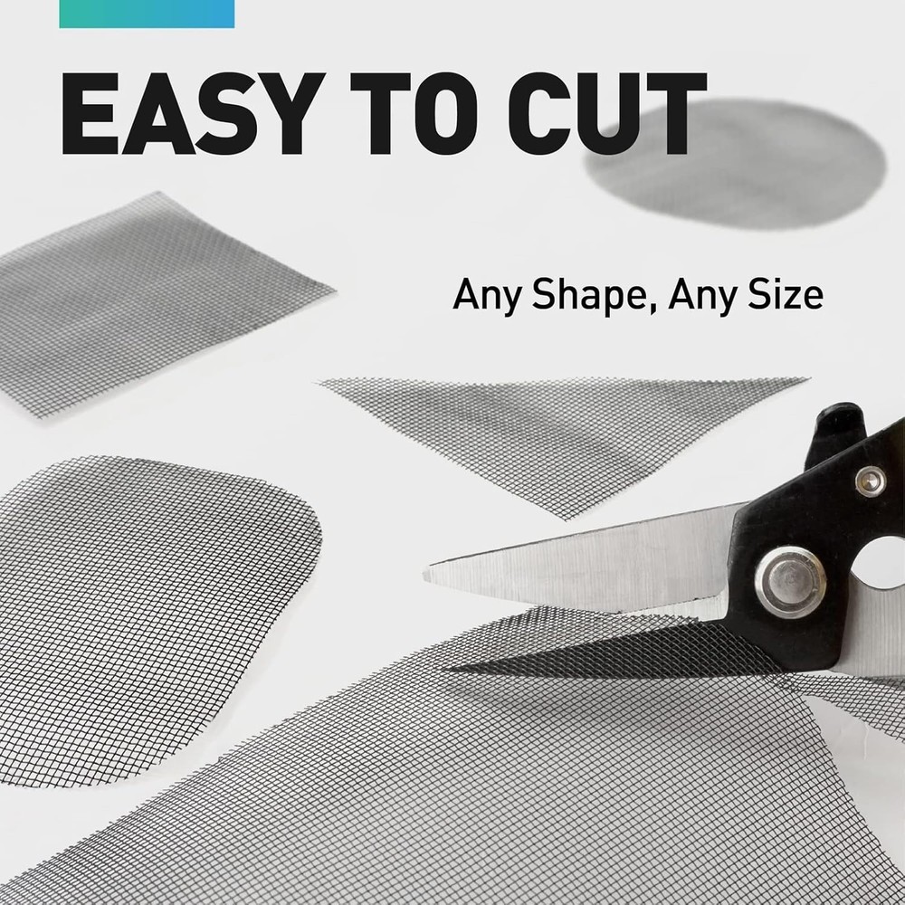 Black Stainless Steel Mesh Window Screen Roll