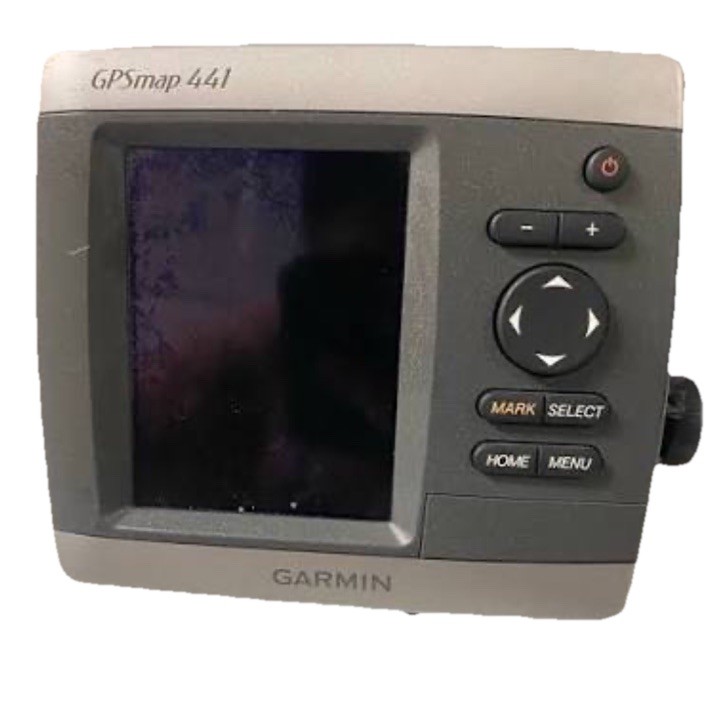 Garmin GPSmap 441 Chart Plotter Fish Finder Marine GPS Display  - As Is