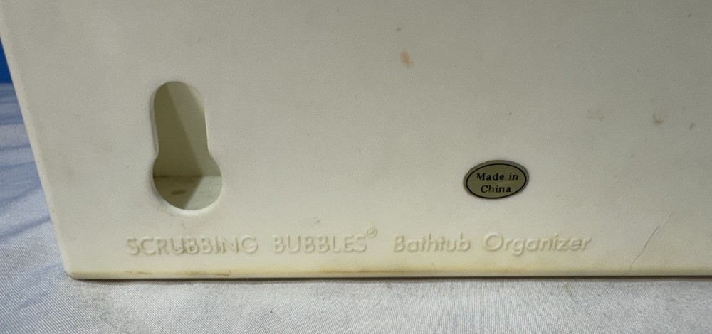 Vintage 90’s Dow SCRUBBING BUBBLES Bath Shower Caddy Organizer Bathroom/Kitchen