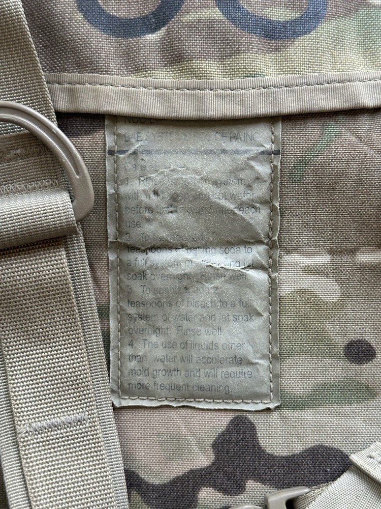 USGI Army EUC OCP Multicam Molle II Hydration System Carrier Backpack No Bladder