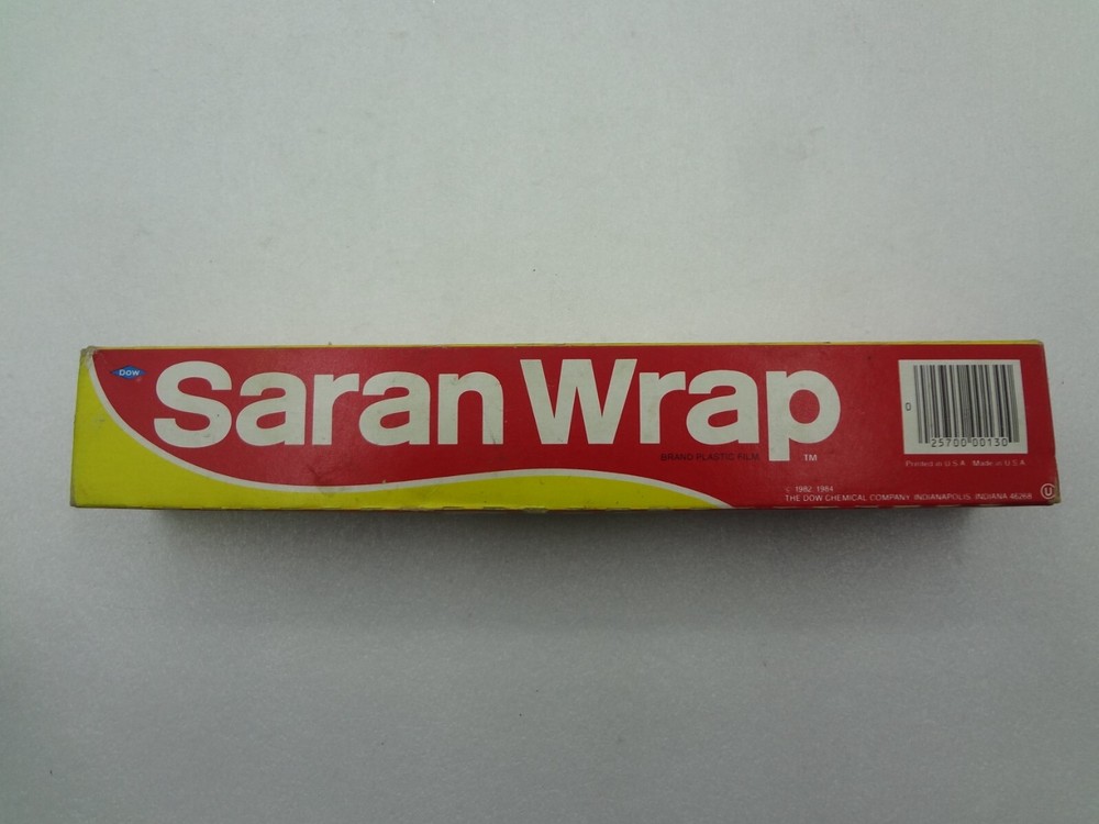 Dow Saran Wrap Plastic Wrap 1982-1984