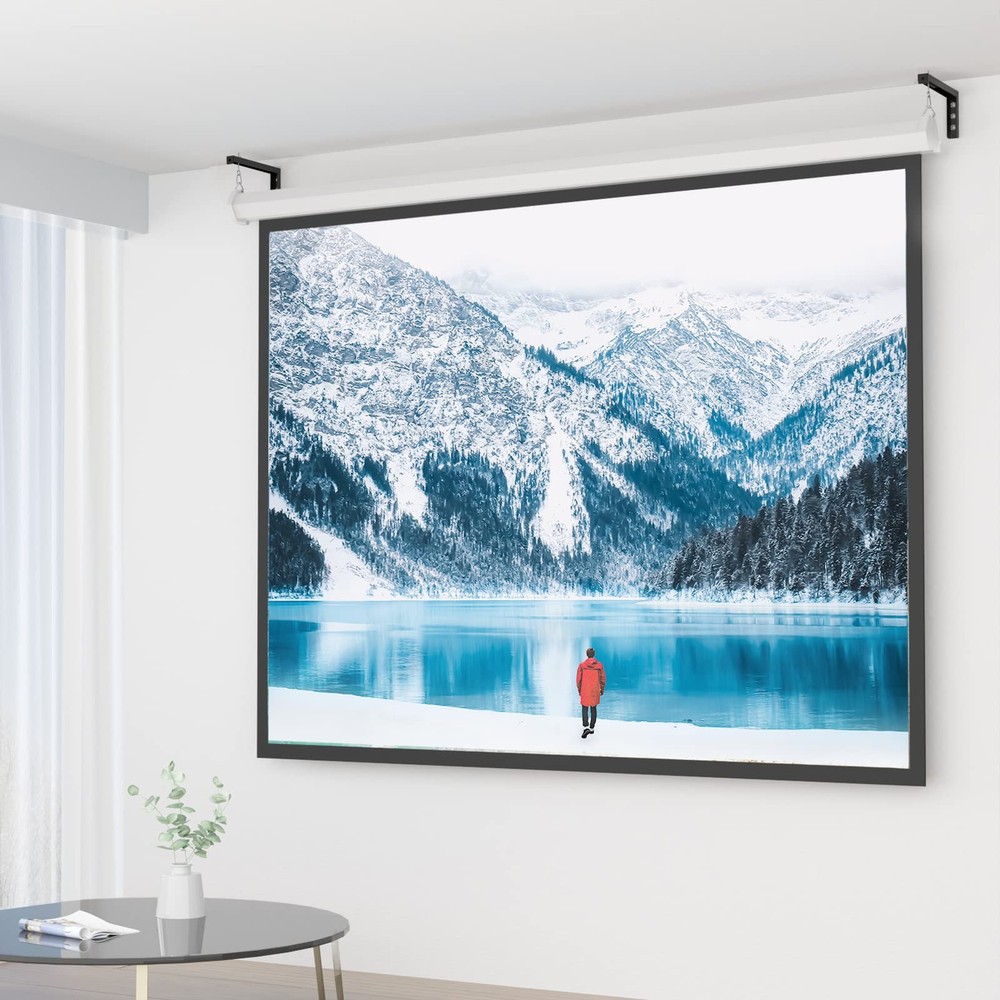 Universal Projector Screen Ceiling Mount Wall L Brackets 12 Inch Extension