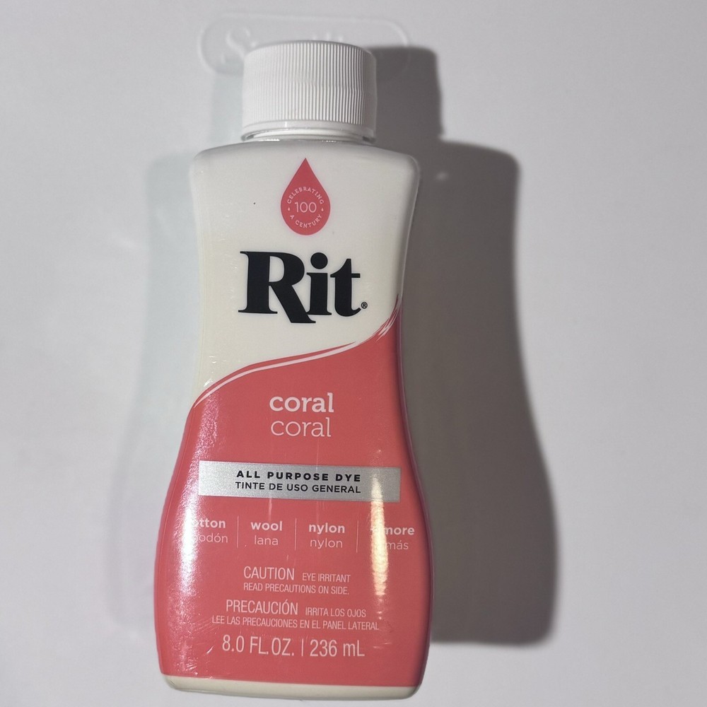Rit Dye Coral 8 Oz All Purpose Dye