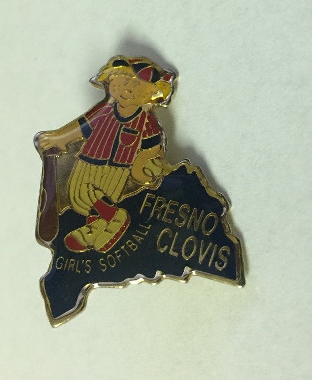 Fresno Clovis Girls Softball Pin