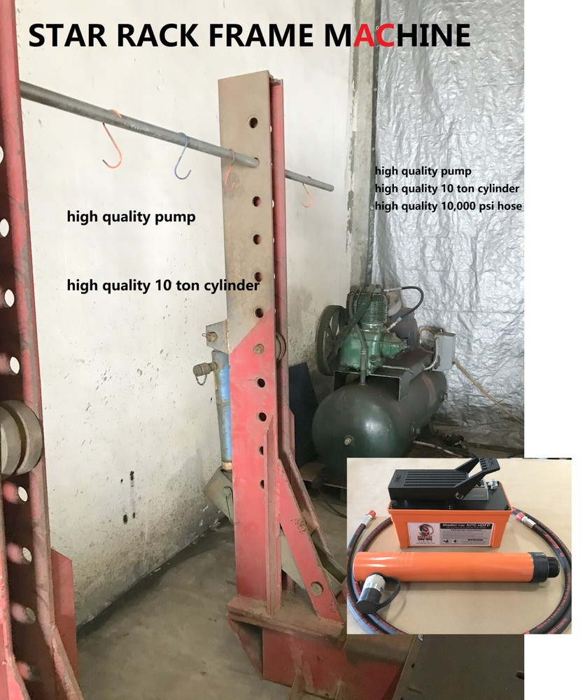 FRAME MACHINE STAR RACK TOWER SET REPLACE PUMP CYLINDER AND HOSE