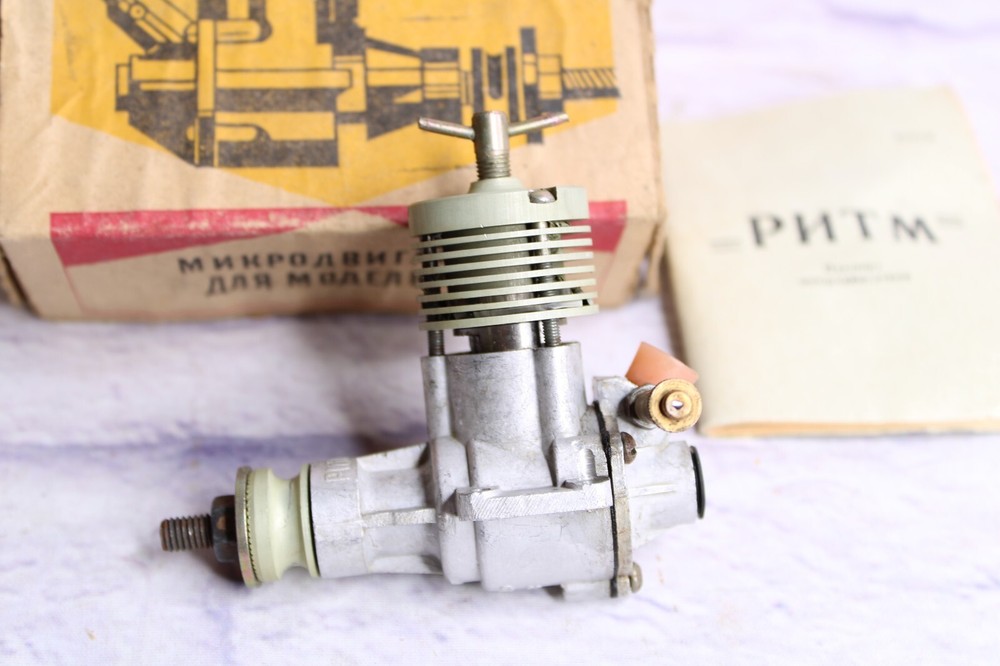 RITM Soviet 2.5cc Diesel RC Airplane Engine - IN BOX - Never Ran