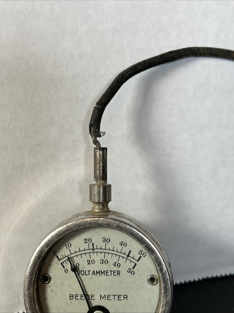 Vintage Beede Meter Volt Ammeter