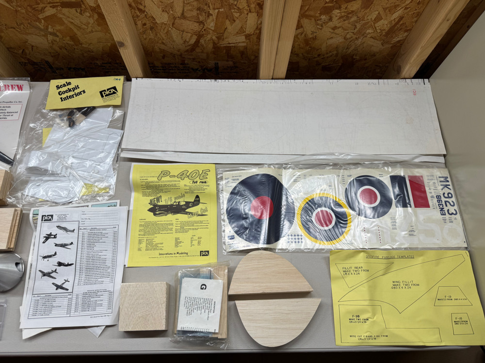 Pica 65" Spitfire RC Airplane Kit