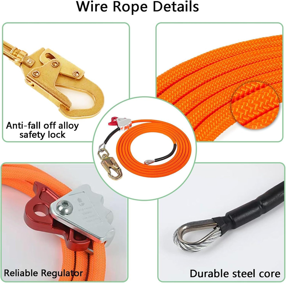 Tree Climbing Spikes Set,Tree Climbing Gear with Professional Adjustable Climbin