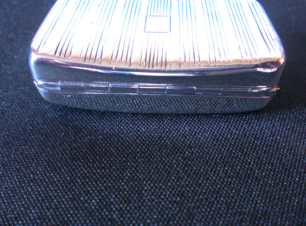 SOLID SILVER Rare LARGE SNUFF BOX GEORGE 111 Date 1812 London by William Elliott