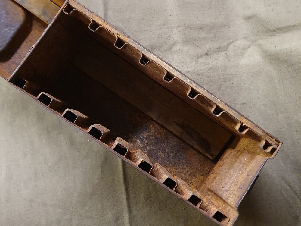 Original WWII WW2 Relic German MG-13 Ammo Box / Case