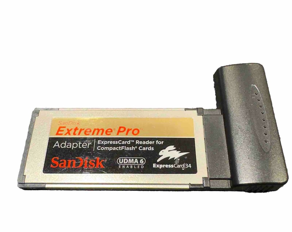 Sandisk Extreme Pro Adapter Express Card Reader For Compact flash Cards