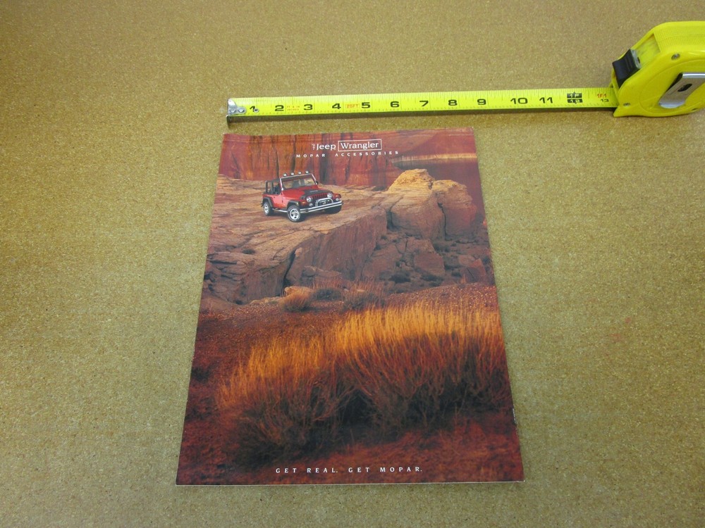 1997 Jeep Wrangler Accessories sales brochure 10 pg late version ORIGINAL