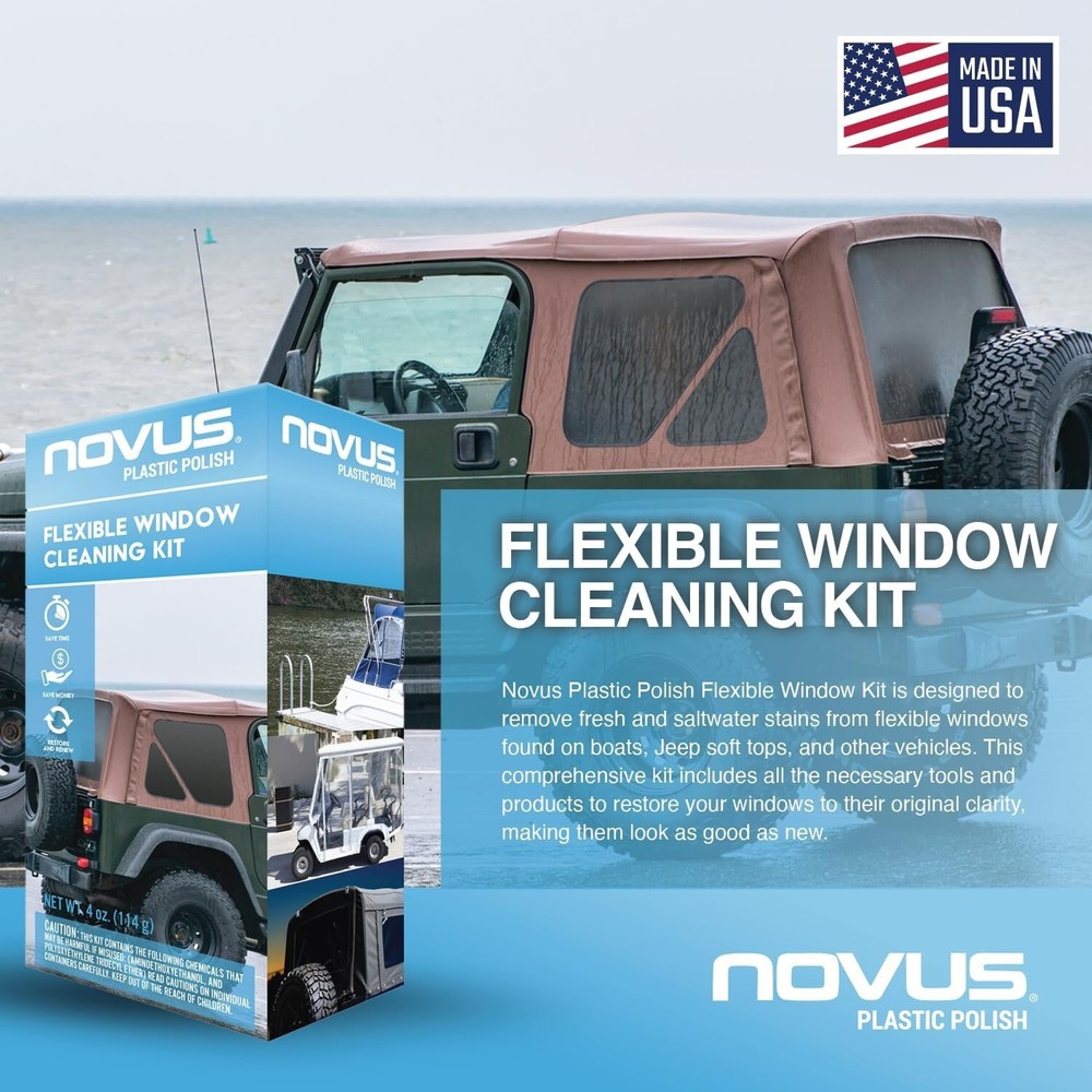 NOVUS Plastic Polish | Flexible Window Kit