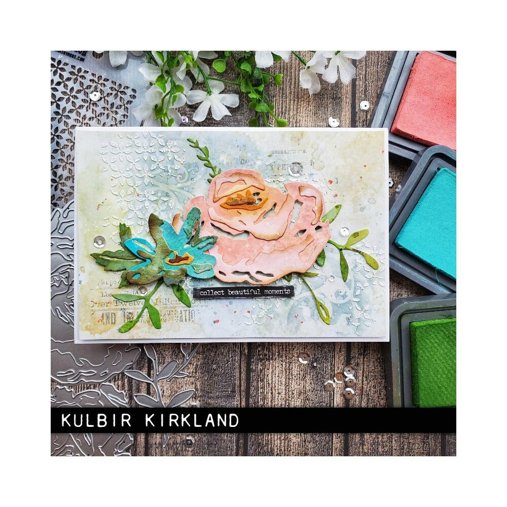 New Tim Holtz "BRUSHSTROKE FLOWERS #4" Sizzix Thinlits Cutting Dies 2022