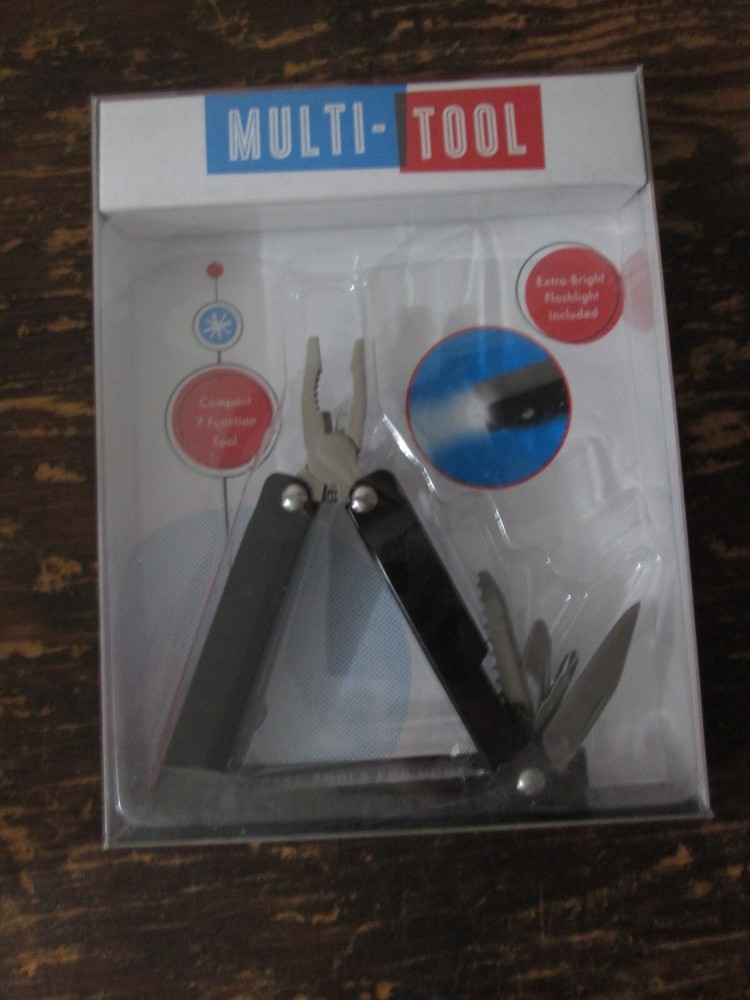7 Function Mulit-Tool Utensil Survival  MerchSource New W/ Flashlight