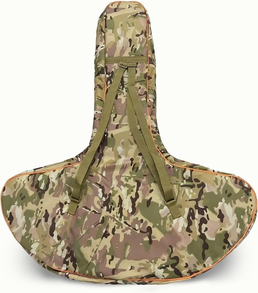 Soft Camo Crossbow Storage Bag - Waterproof Tactical Case with Adjustable Strap
