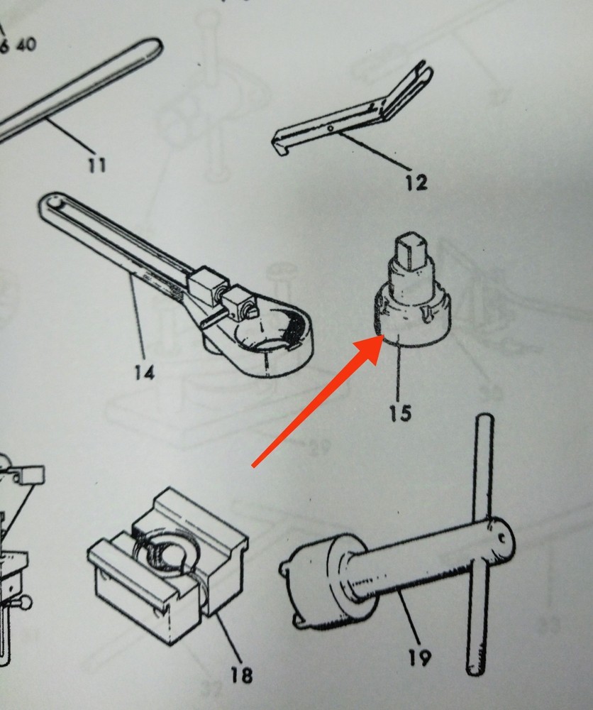 P/N J 9630 B SPECIAL ADAPTER FOR MARTIN BAKER MK6 EJECTION SEAT.