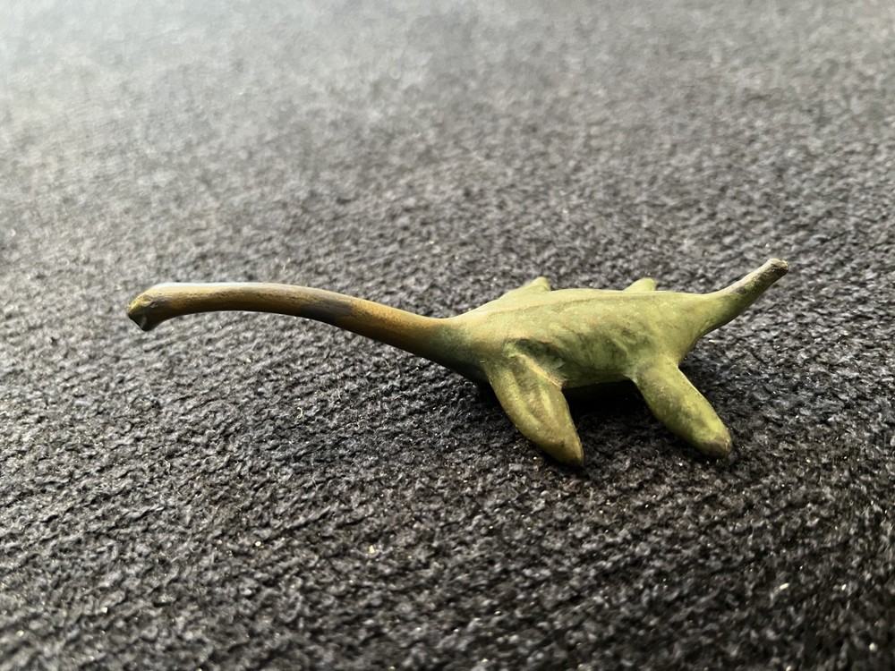 SRG CO. METAL DINOSAUR FIGURE, PLESIOSAURUS, 1947