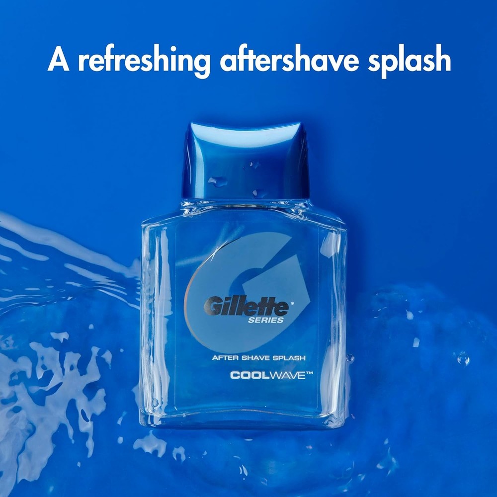 Gillette Cool Wave After Shave, 3.3 oz
