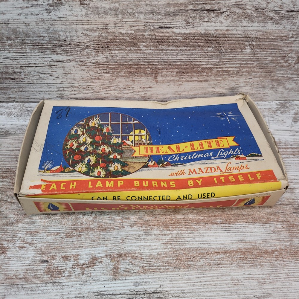 Christmas String Lights Lot Of 9 Various Brands Mid Century Boxes UNTESTED