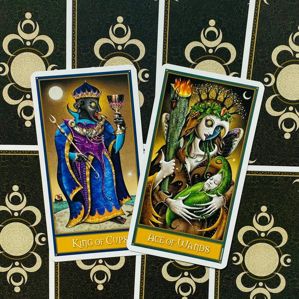 Deviant Moon Tarot Deck Cards Esoteric Patrick Valenza US GAMES SYSTEMS NEW