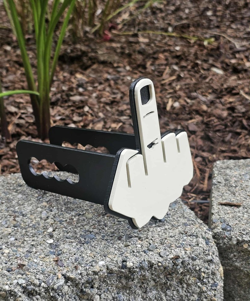 Middle Finger Custom Hitch Cover