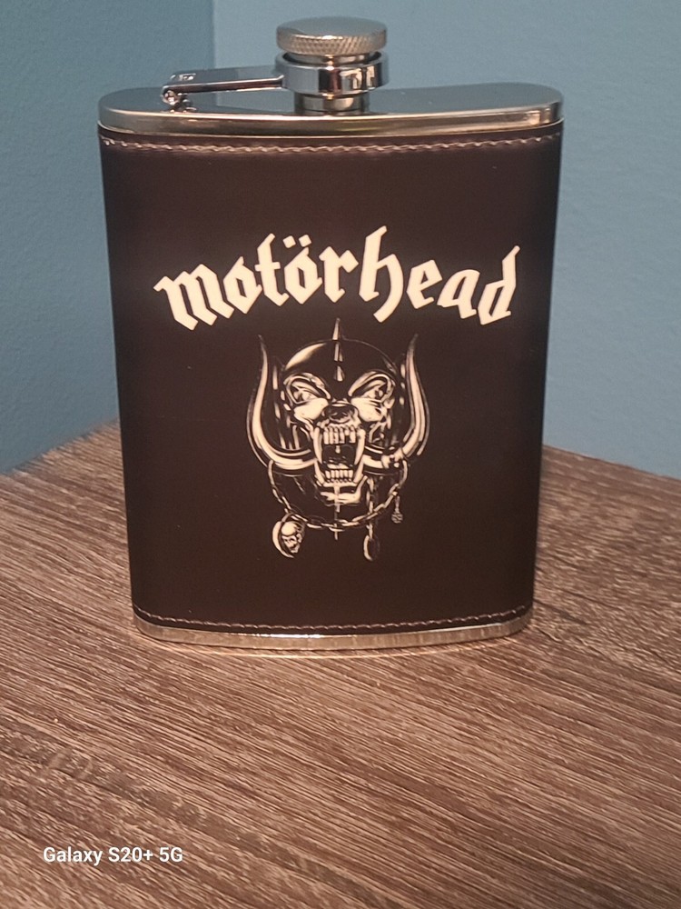 Sabaton: Steel Commander 8 oz flask custom made NEW