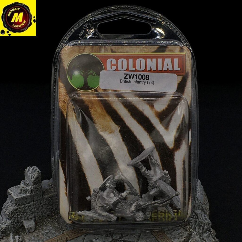 British Infantry I (x4) (NIB) - #ZW1008 - British