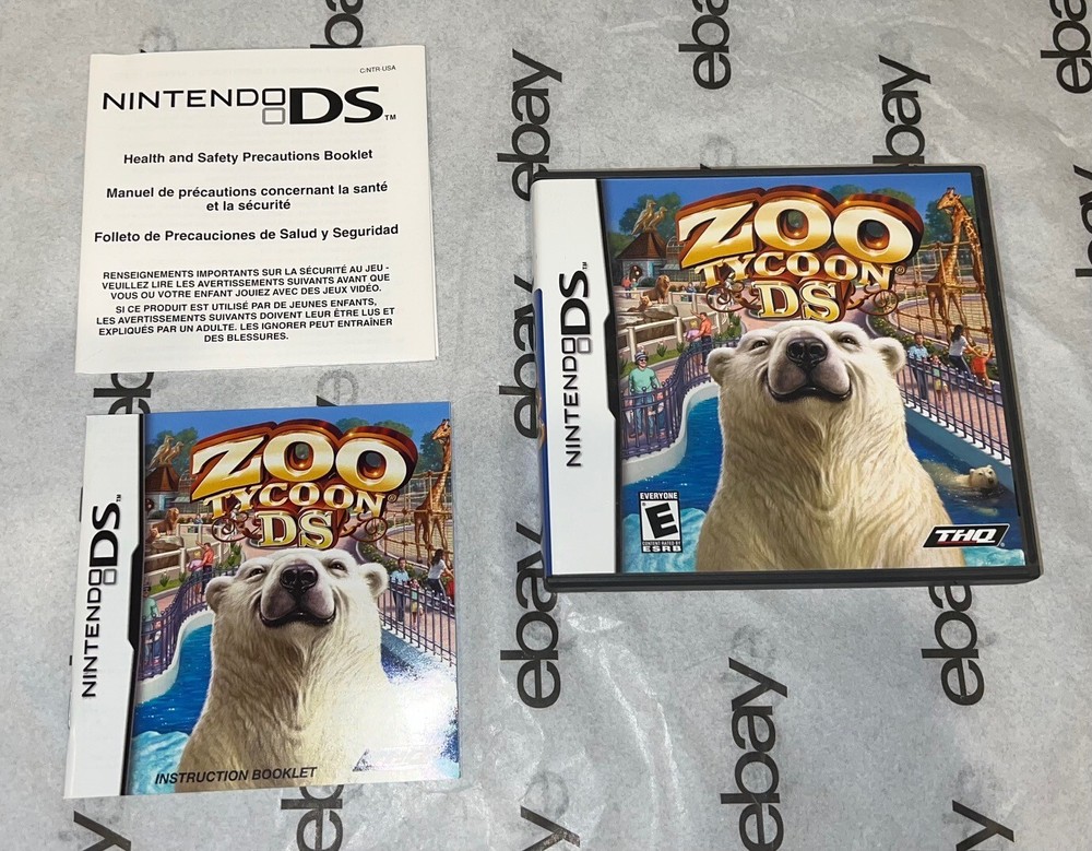 Nintendo DS OEM Replacement Game Case Only w/ Manual & Inserts *NO GAMES*