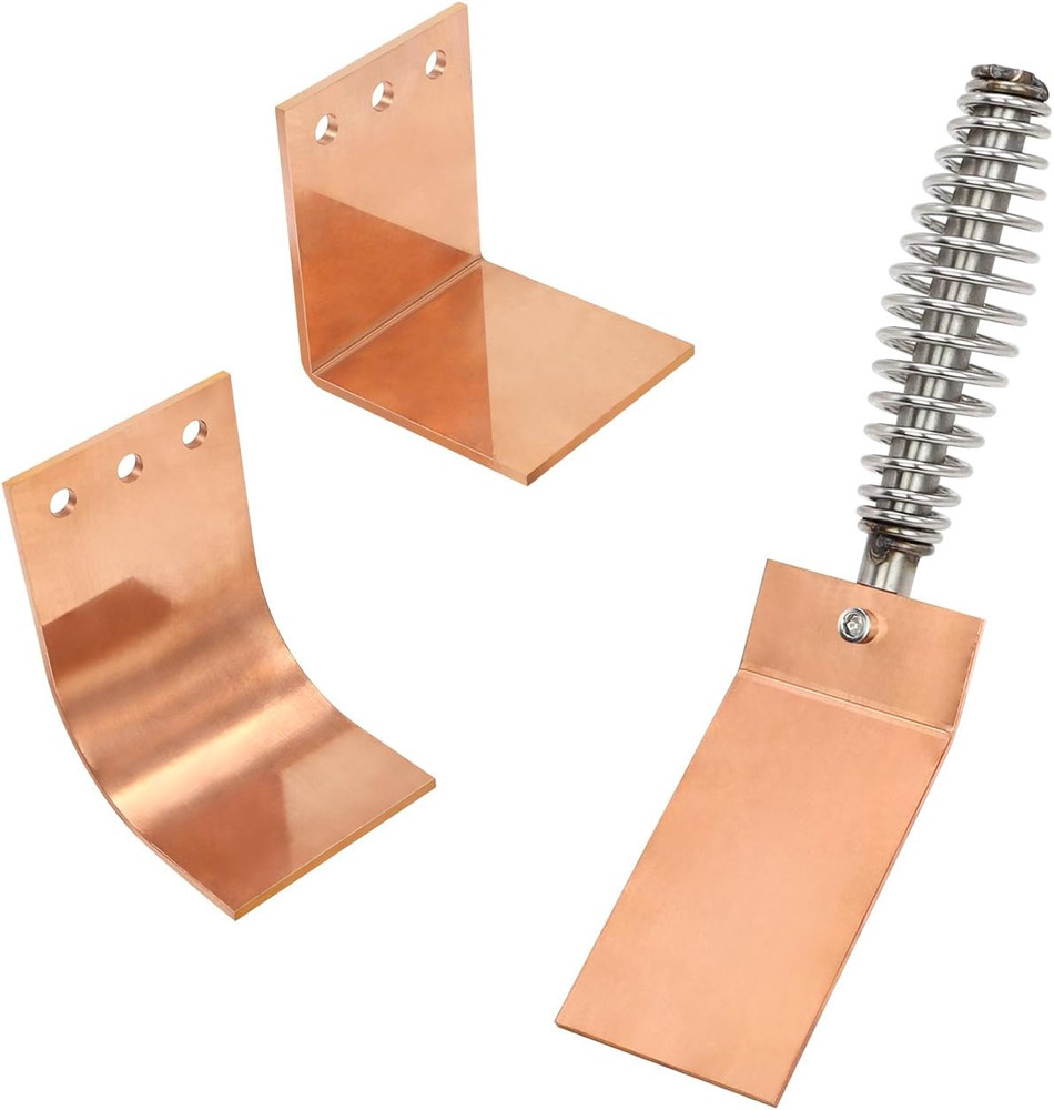Welding Spoon Copper Welding Spoon Welders Helper 3Mm Thick,3 Plate Set, Flat/Cu