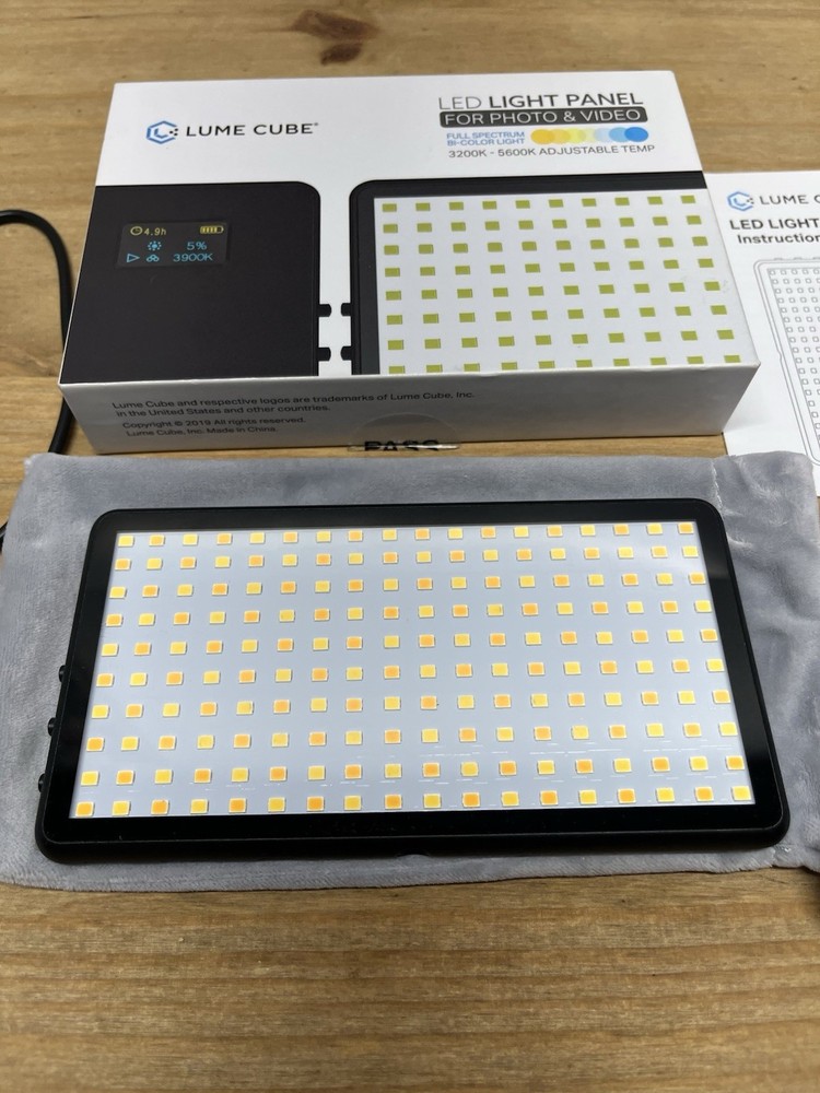 Lume Cube Panel- Bi-Color Full Spectrum LED Panel Light (#B31)