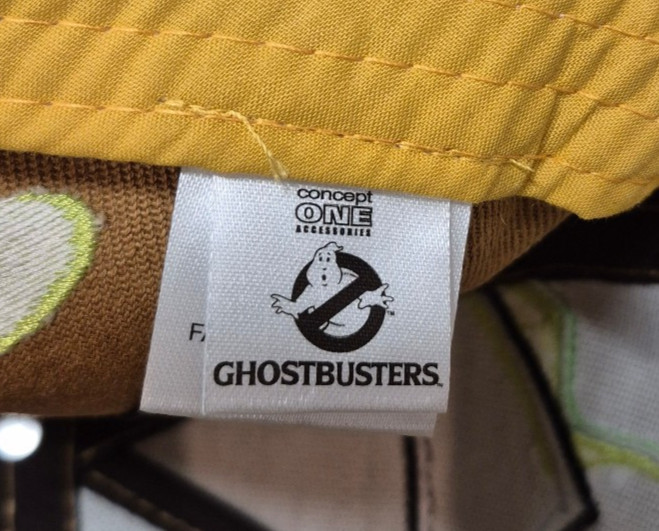 Ghostbusters Hat Cap Strap Back Slime Movie Embroidered Concept One EUC