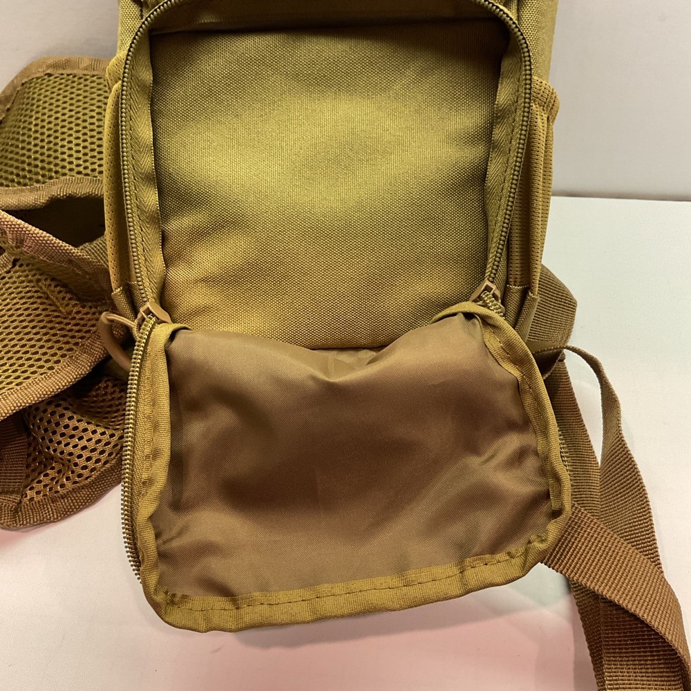 Boundless Performance Binocular Harness with Rangefinder Pouch Coyote Brown