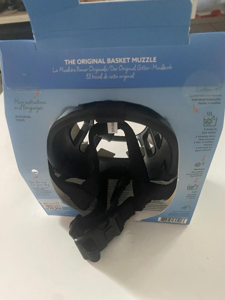 Baskerville Ultra Dog Muzzle Adjustable Plastic Basket Size 5 XL New