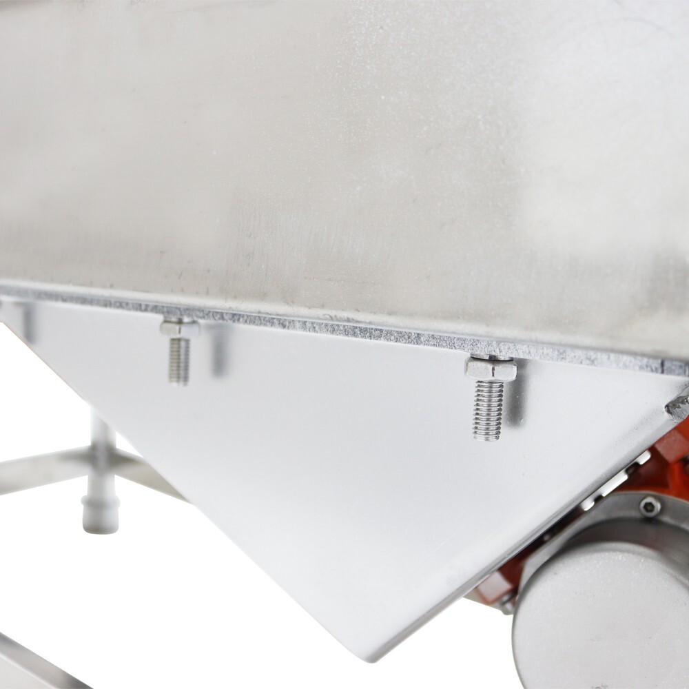 One Layer 110V Stainless Steel Linear Sieve Vibrating Screen Sifter Shaker 4mm