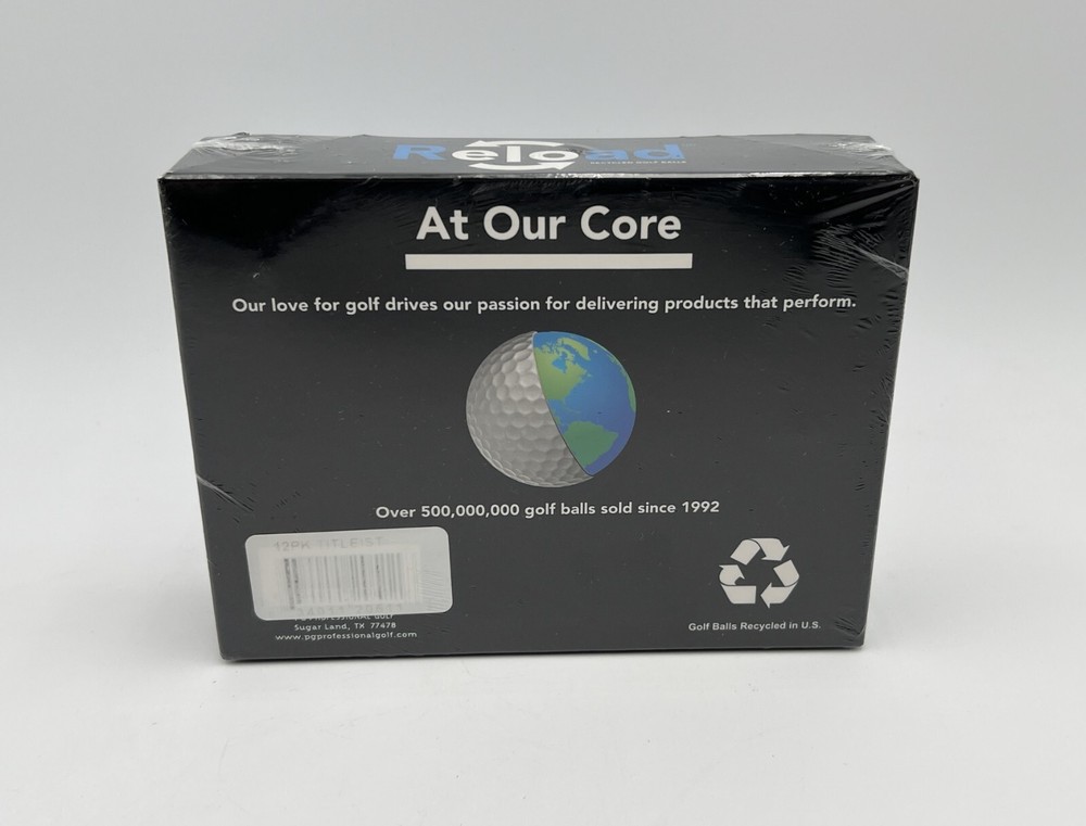 New Sealed Reload Titleist Golf Balls 12-Pack