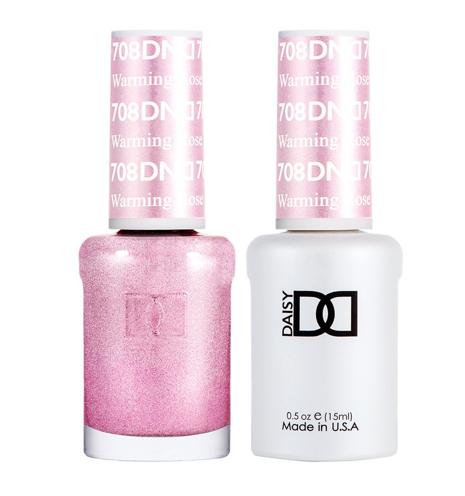 DND - Gel Polish & Matching Nail Lacquer - 708 Warming Rose