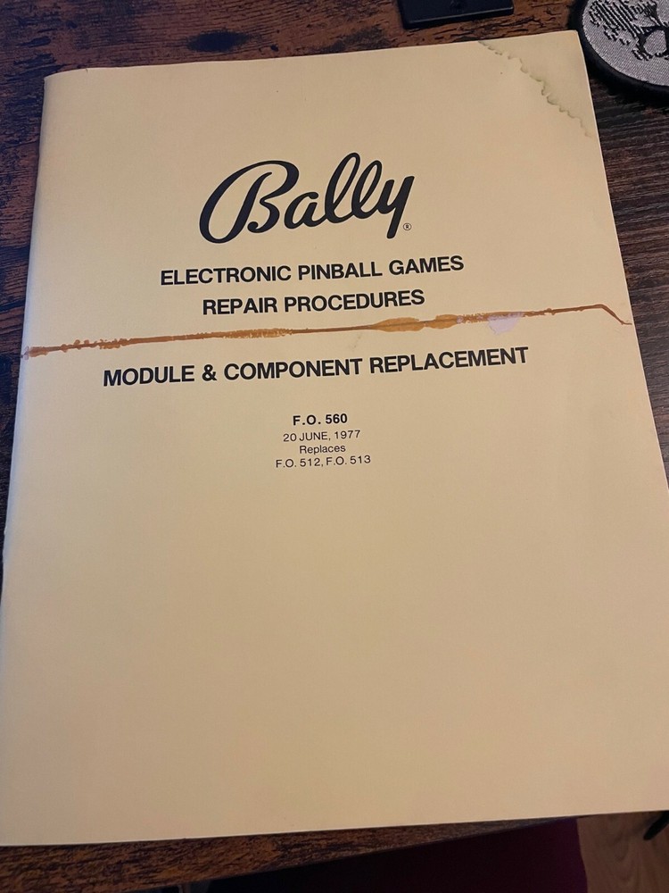 Bally Electronic Pinball Games Repair Procedures Module Component Replacement