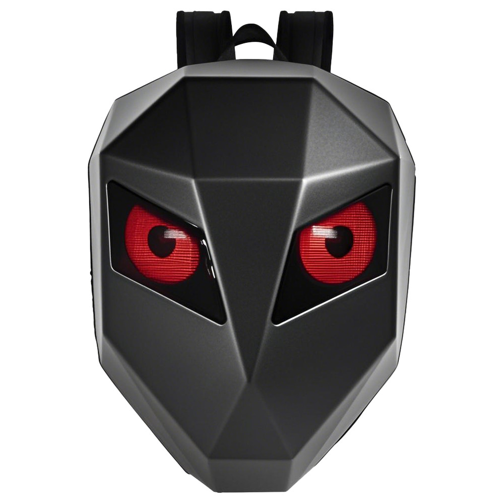 New Cool Tech LED Motorcycle Backpack with Illuminated Eye Display in Black