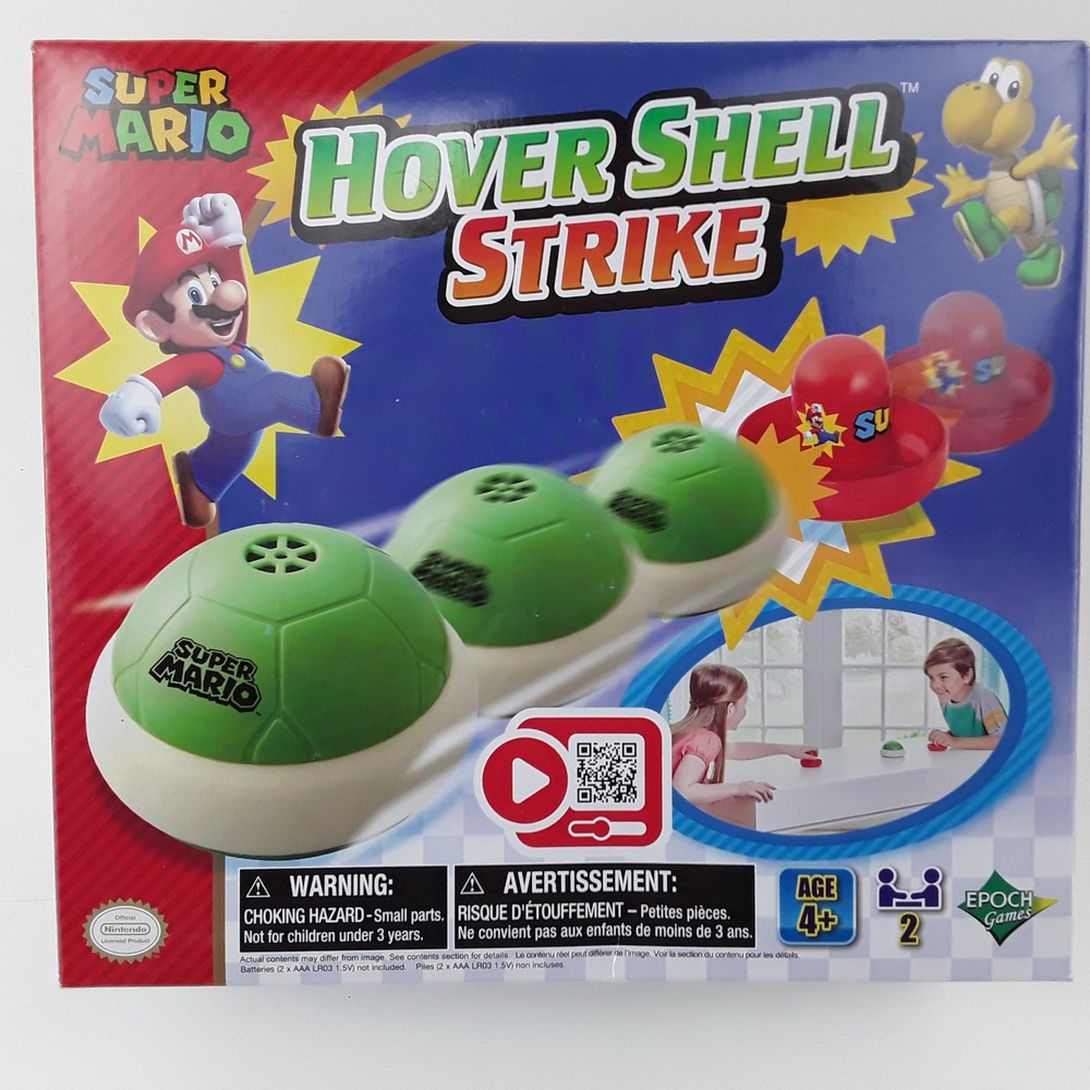 Epoch Games Super Mario Hover Shell Strike Tabletop or Floor Multiplayer Game