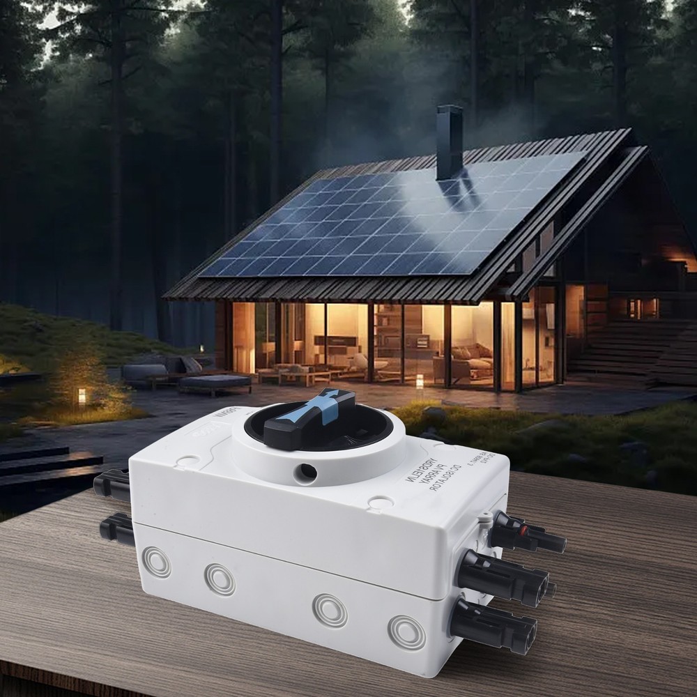 Switch Accessories 1 Pcs 32A /1000VDC 4P ABS For 2 Strings Main Switch