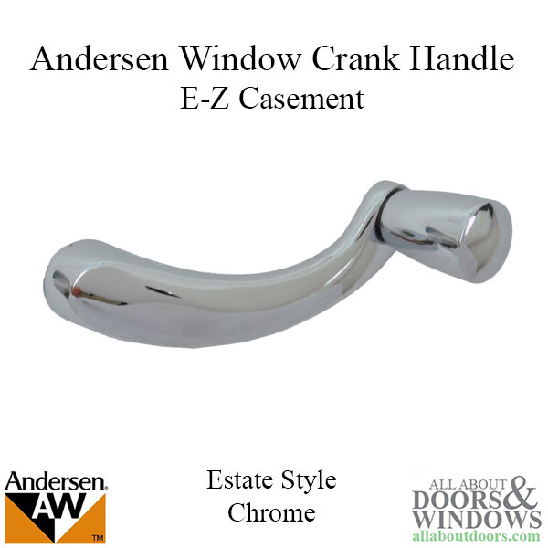 Andersen Window Crank Handle For Casement Window Estate Style Chrome Handle