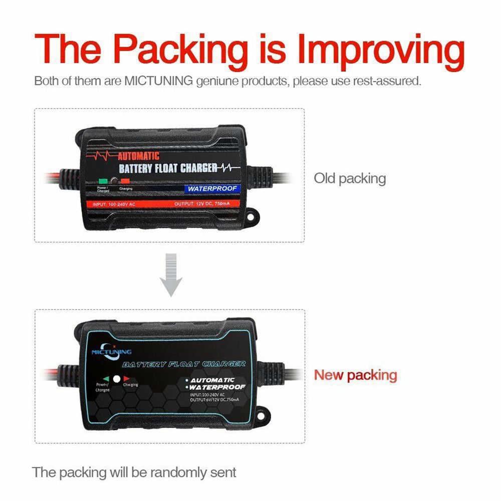 6V & 12V Smart Automatic Battery Charger Maintainer Motorcycle Car Trickle Float